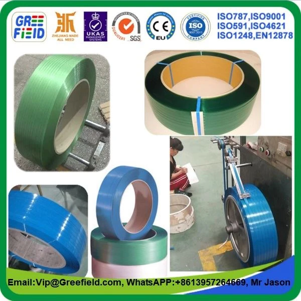 Blue,Green PET.StrappingRolls.CE.ISO-Greefield