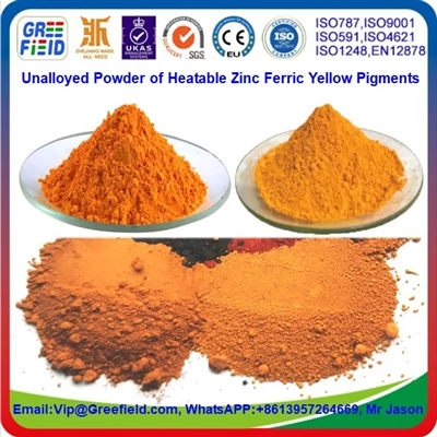 Zinc Ferric Yellow PY119 , CI 77496 - เม็ดสีเหลืองออกไซด์ของโลหะเฟสผสมอนินทรีย์